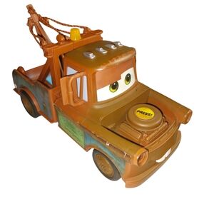 Interactive Brown Tow Truck Toy with Sound